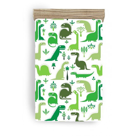 Drap de lit enfant Dinosaures