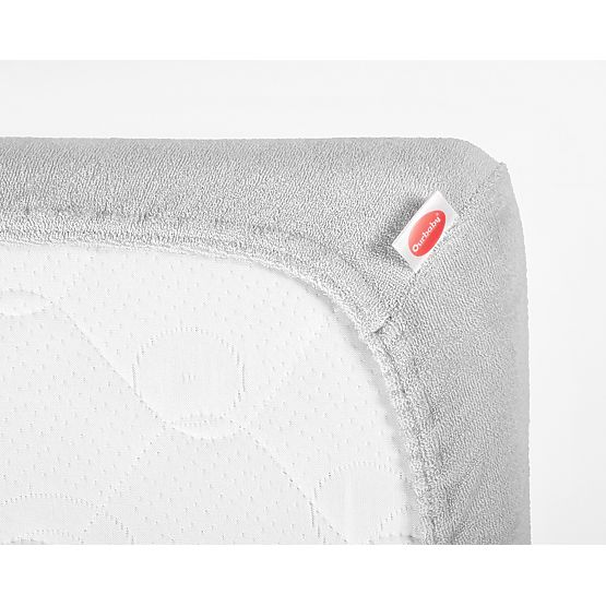 Drap éponge 200x90 cm - gris