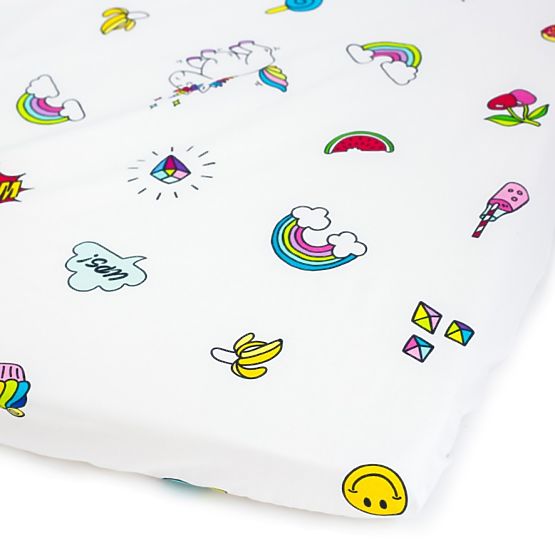 Drap housse avec une bande de caoutchouc UNICORN