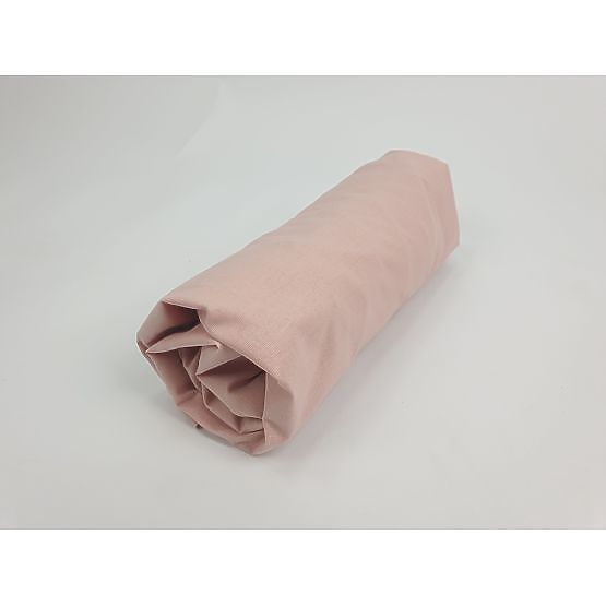 Drap housse en coton 190×90 cm – vieux rose
