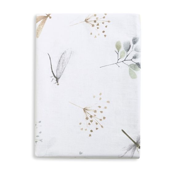 Drap-housse en coton avec élastique - Libellules (120x60 cm)