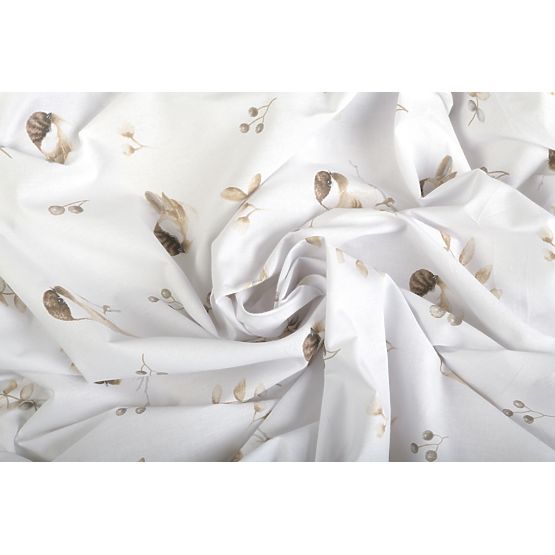 Drap-housse en coton avec élastique - Moineaux (140x70 cm)
