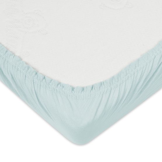 Drap mousseline 120x60 menthe