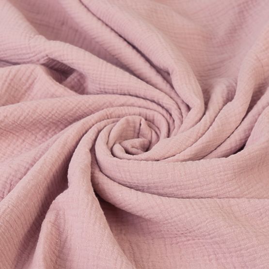 Drap mousseline 120x60 rose