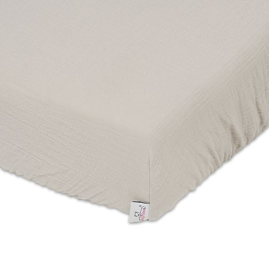 Drap mousseline 140x70 beige
