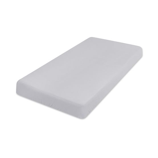 Drap mousseline 140x70 gris clair