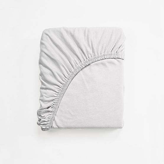 Drap plat en coton 200x80 cm - blanc