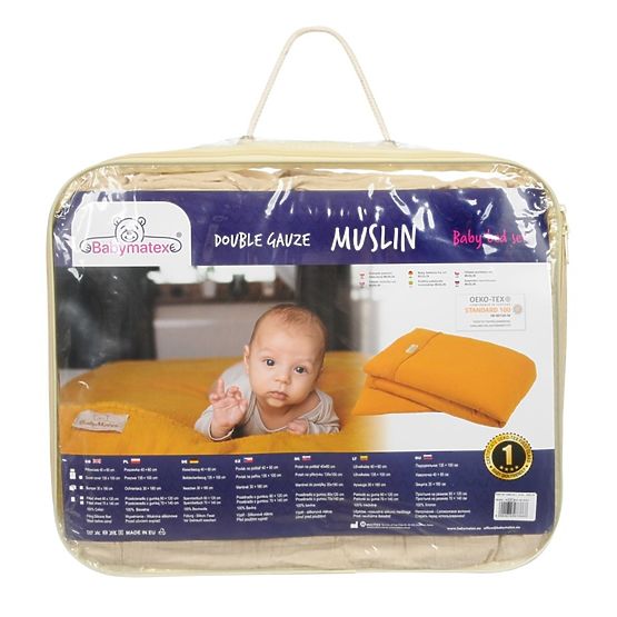 Draps mousseline 135x100 + 40x60 beige