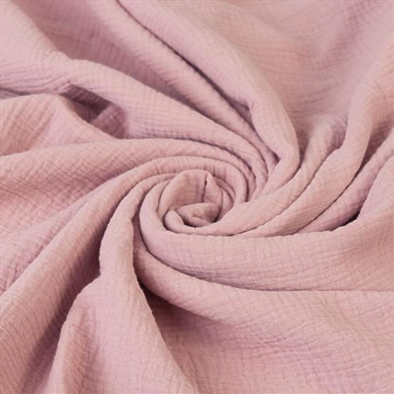 Draps mousseline 135x100 + 40x60 rose