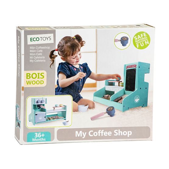 Cuisine en bois café magasin pâtisserie ECOTOYS
