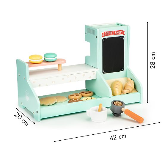Cuisine en bois café magasin pâtisserie ECOTOYS