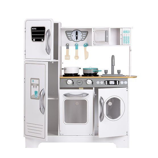 Cuisine en bois avec accessoires pour enfants ECOTOYS