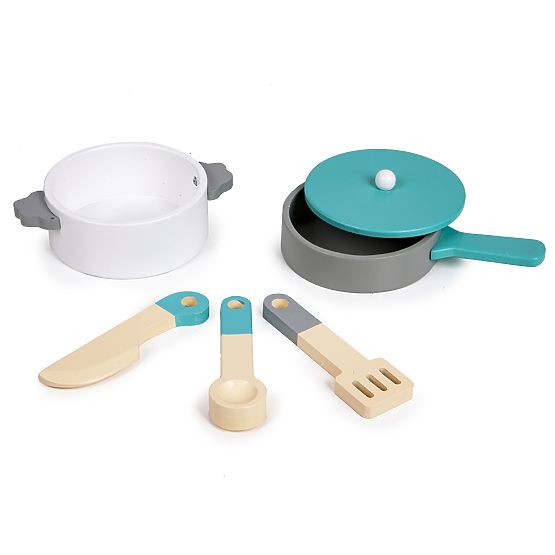 Cuisine en bois avec accessoires pour enfants ECOTOYS