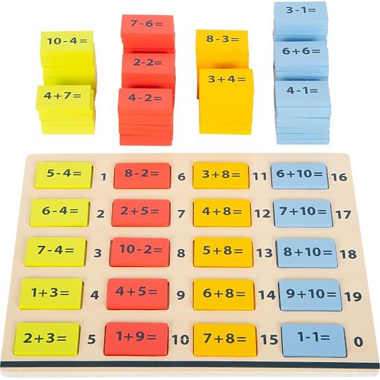 Table mathématique en bois
