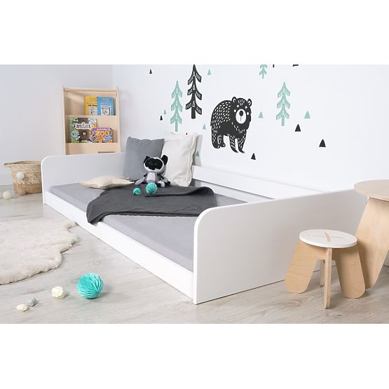 Lit en bois Montessori Sia - blanc