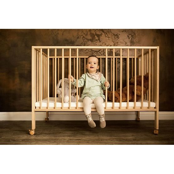 Lit pliant en bois Lola - naturel
