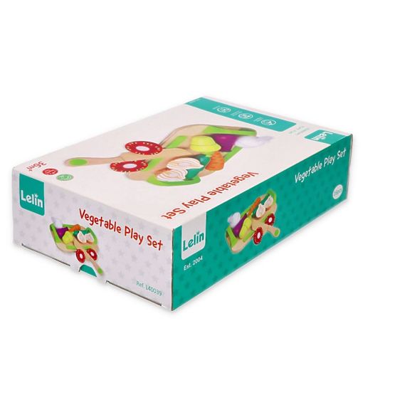 Dřevěná zelenina na krájení