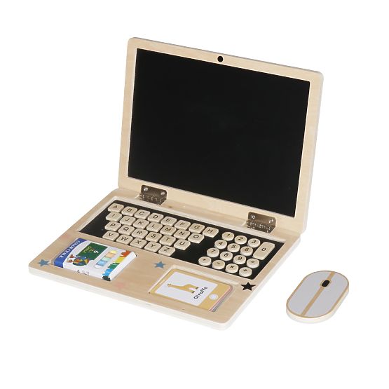 Ordinateur portable en bois - Calculio