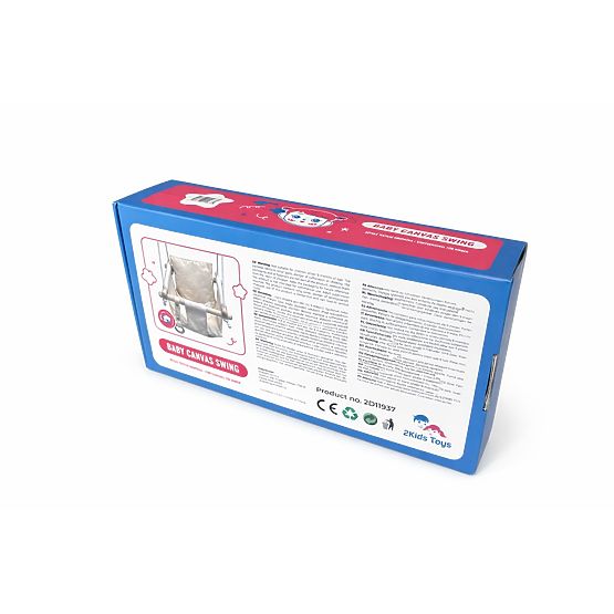 2Kids Toys Balançoire textile pour enfants 100% coton beige