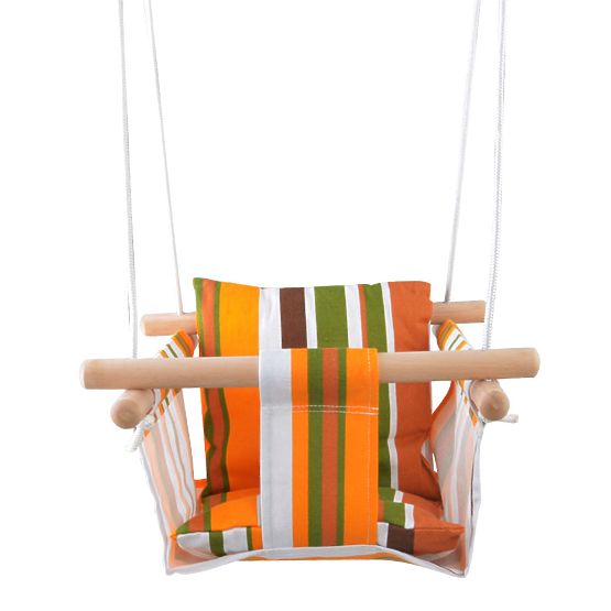 2Kids Toys Balançoire textile pour enfants 100% coton rayé