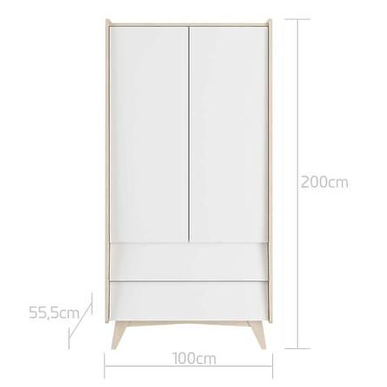 Garde-robe avec deux portes So soxty