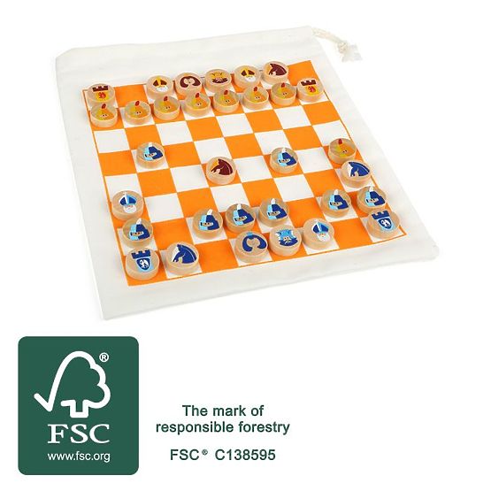 Échecs de voyage en sac