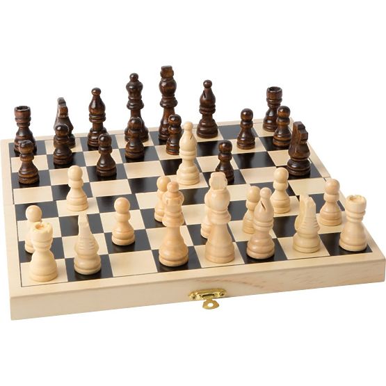 Échecs en bois jeu logique pour enfants