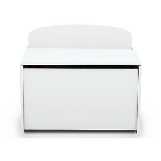 En bois coffre au trésor pour jouets - blanc