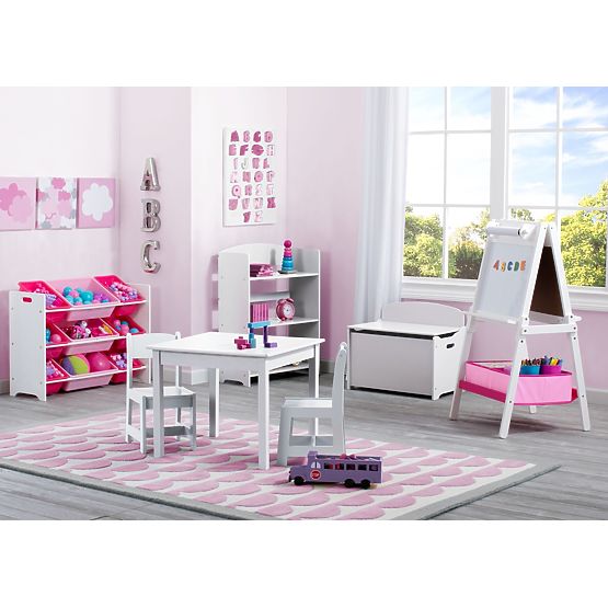 En bois coffre au trésor pour jouets - blanc