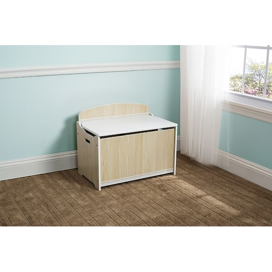 En bois coffre au trésor pour jouets - naturel