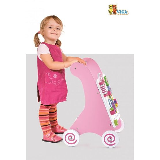 Déambulateur en bois rose