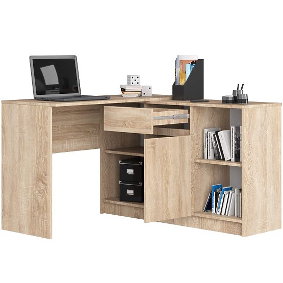 ENSEMBLE CLP B-17 COMMODE + BUREAU CHÊNE SONOMA