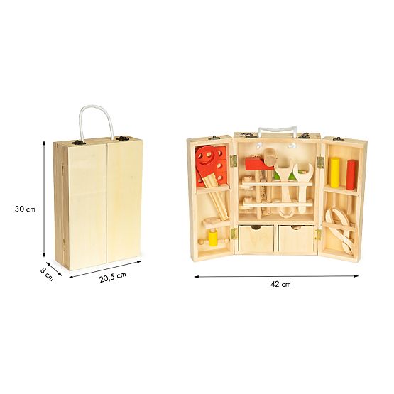 Ensemble d'outils en bois pour enfants