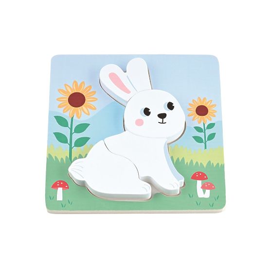 Ensemble de 4 puzzles en bois Ferme