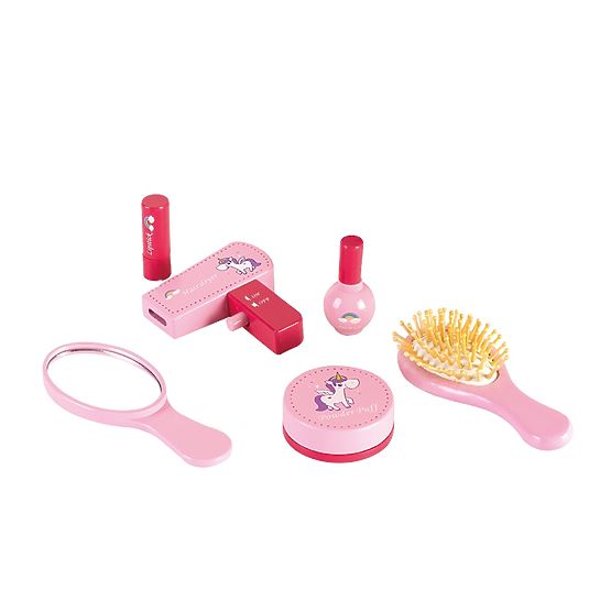 Ensemble de beauté trousse de maquillage 6 accessoires cosmétiques ECOTOYS