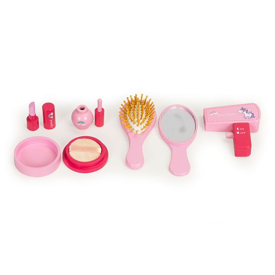 Ensemble de beauté trousse de maquillage 6 accessoires cosmétiques ECOTOYS