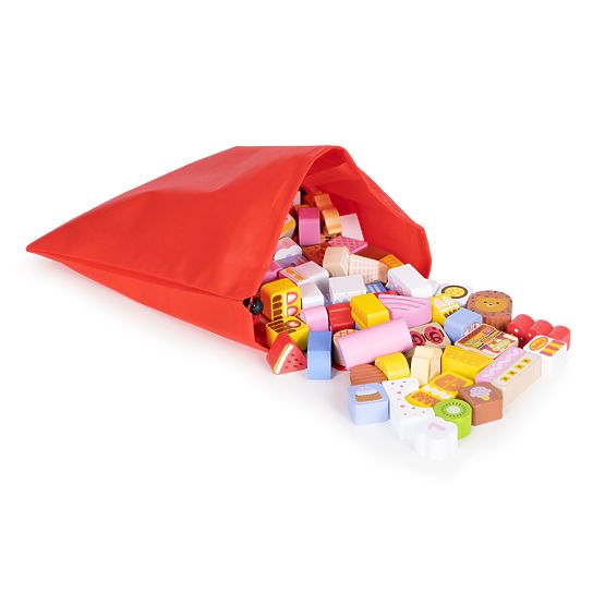 Ensemble de blocs éducatifs en bois - Ville de sucre 116 pcs ECOTOYS