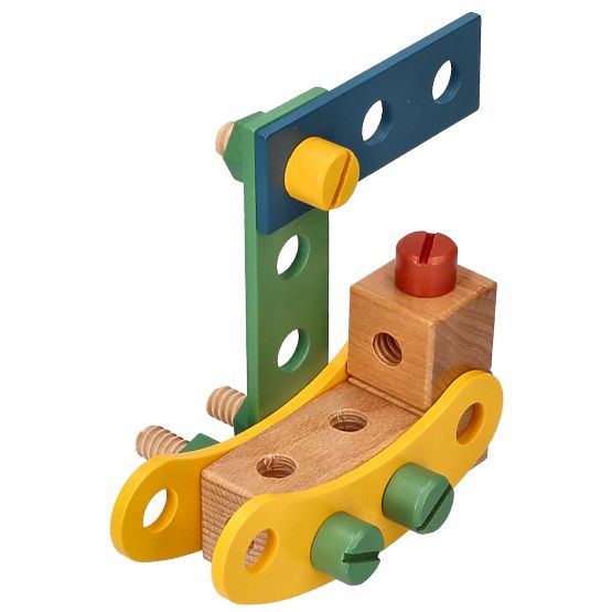 Ensemble de construction en bois de 40 pièces