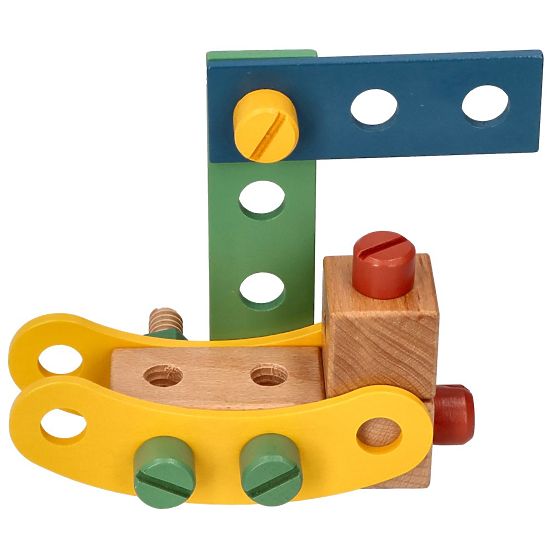 Ensemble de construction en bois de 40 pièces
