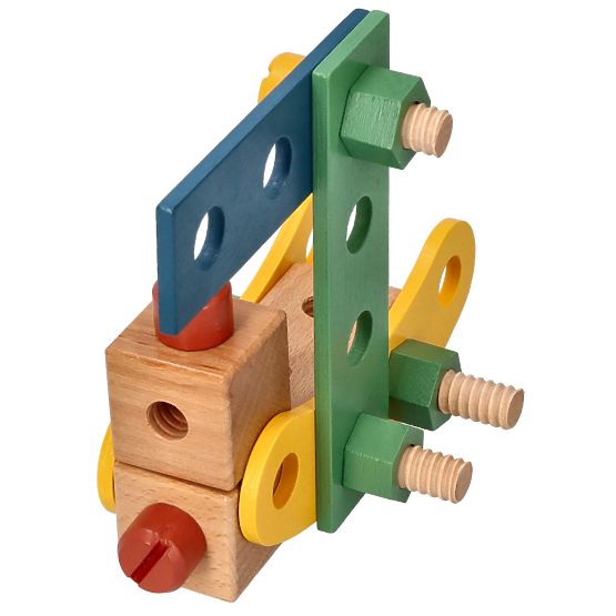Ensemble de construction en bois de 40 pièces