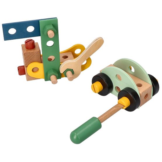 Ensemble de construction en bois de 40 pièces
