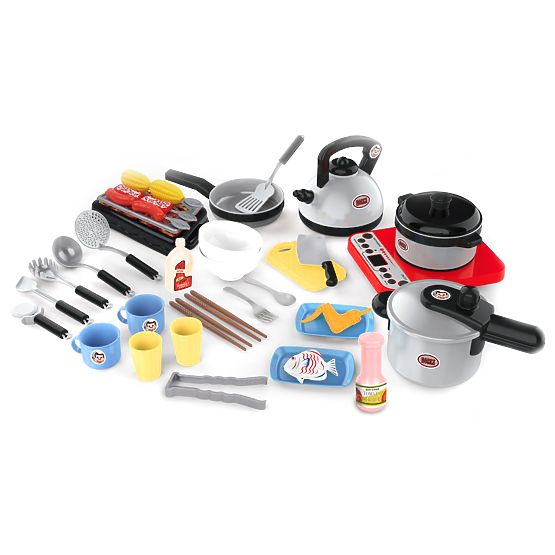 Ensemble de cuisine et barbecue 40 pièces, son LED