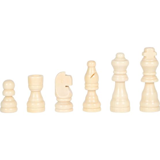 Ensemble de jeux en bois 3 en 1 - Échecs, Dames, Moulin