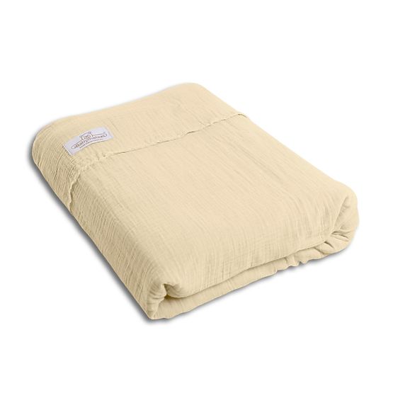 Ensemble de literie en mousseline 3 pièces Heavens - Beige