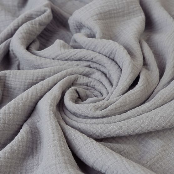 Ensemble de literie en mousseline 3 pièces Heavens - Gris