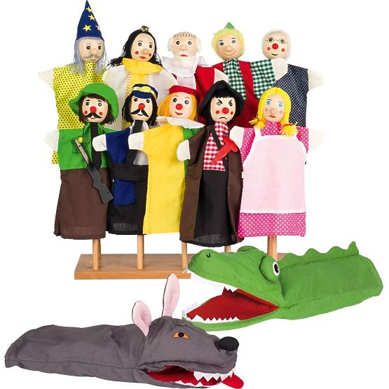 Ensemble de marionnettes - 12 pièces