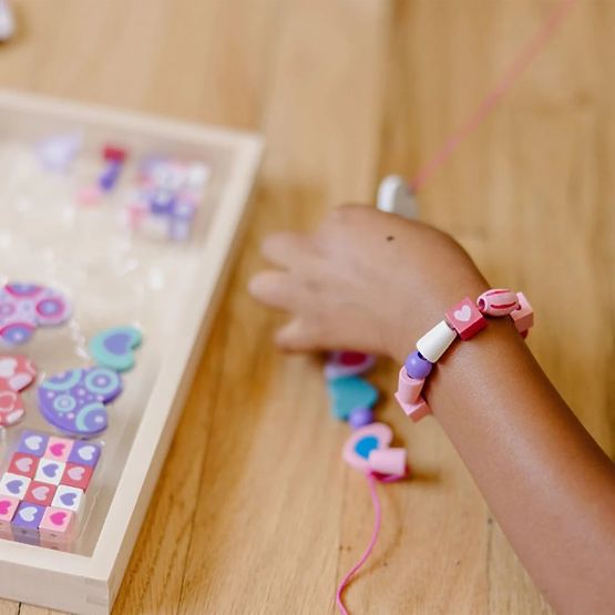 Ensemble de perles Cœurs - MelissaandDoug