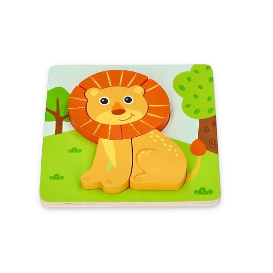 Ensemble de quatre puzzles avec des animaux