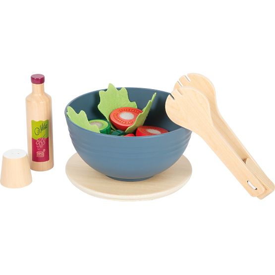 Ensemble de salade avec légumes à découper Fresh