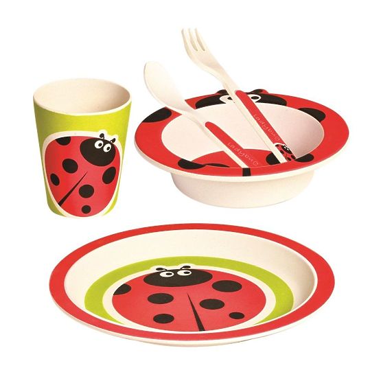 Ensemble de salle à manger en bambou Ladybug